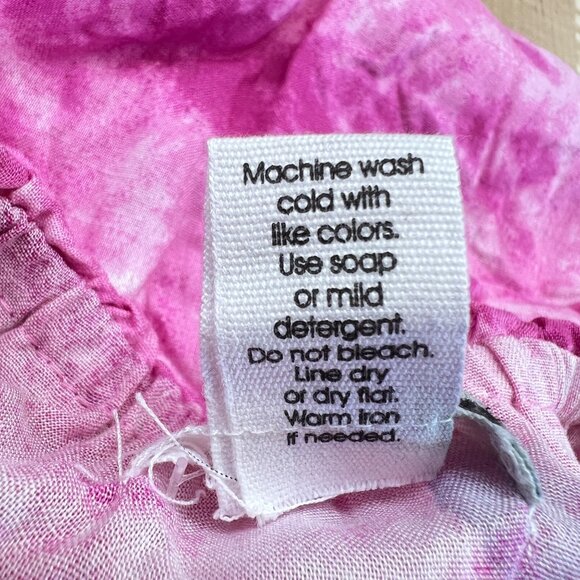 Japna Pink Tie-Dye Strapless Maxi Dress Size Medium NWT - Picture 14 of 14